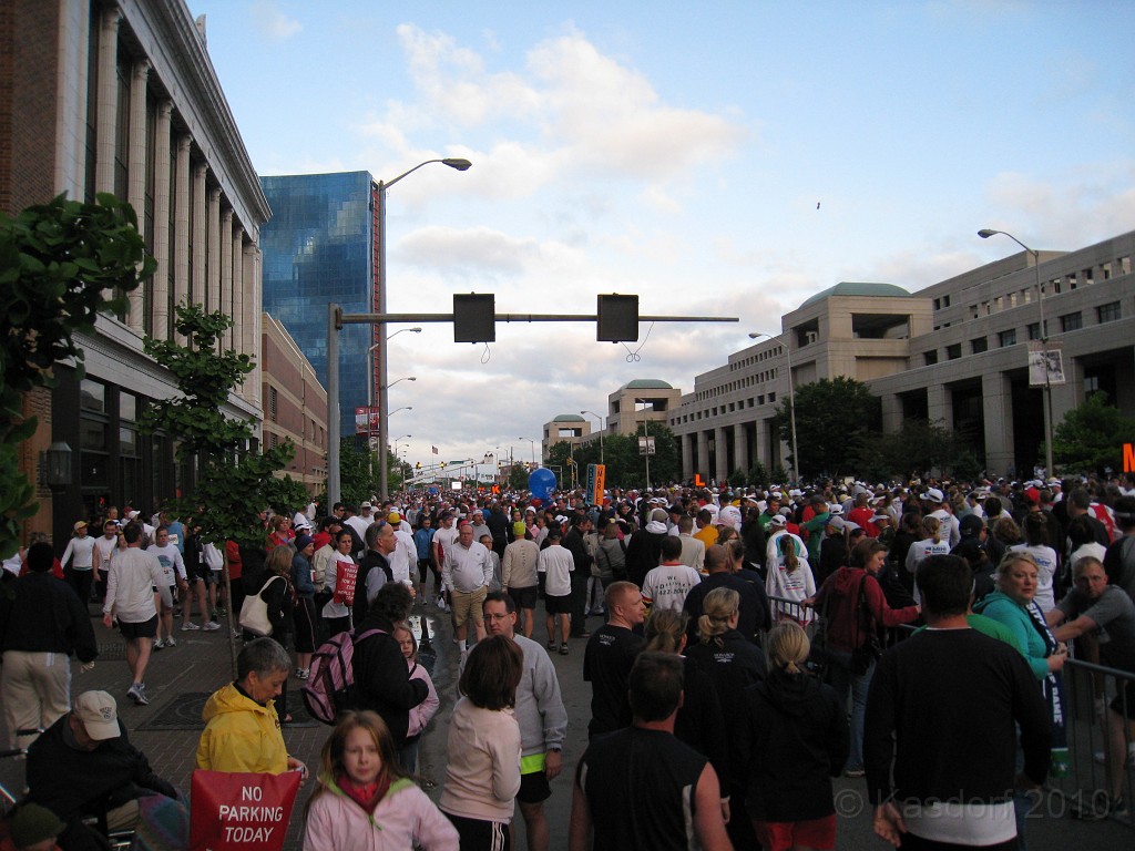 Indy Mini-Marathon 2010 155.jpg - The Indy MIni-Marathon is a half marathon which features a lap around the famed Indianapolis Motor Speedway. I ran the race held on May 8, 2010 which was a windy and cool day.